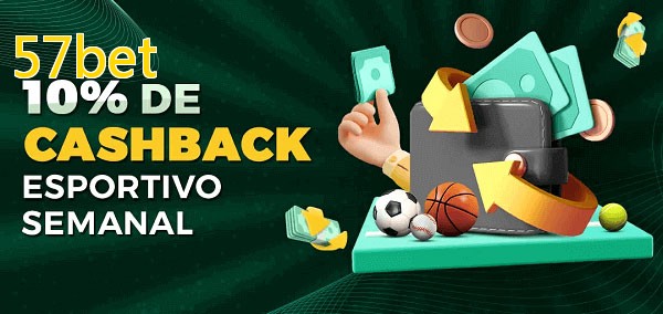 10% de bônus de cashback na 57bet