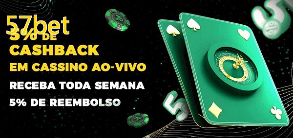 Promoções do cassino ao Vivo 57bet